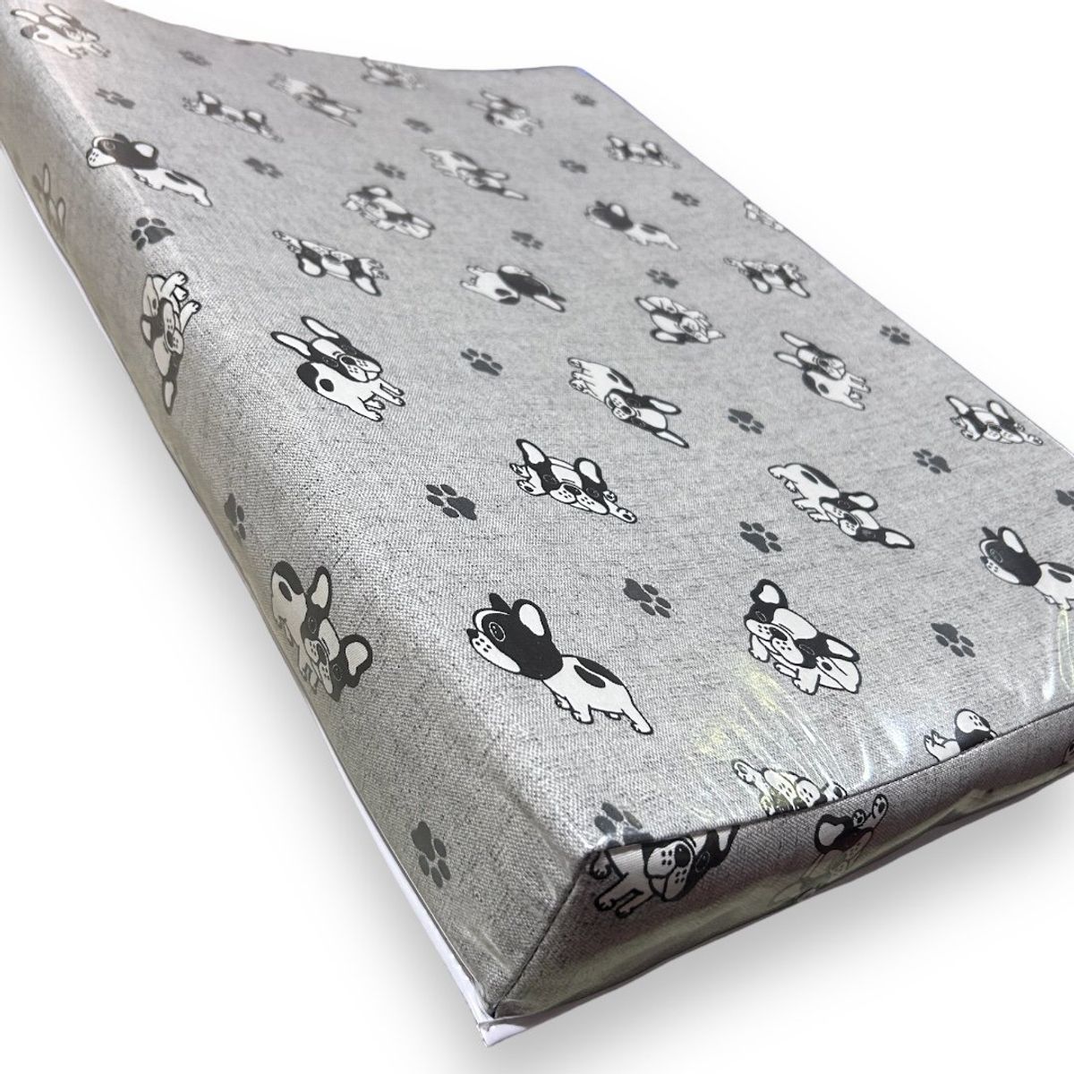 ALTO EN SUEÑOS - Mudador Anatómico Gris Mini Bulldog