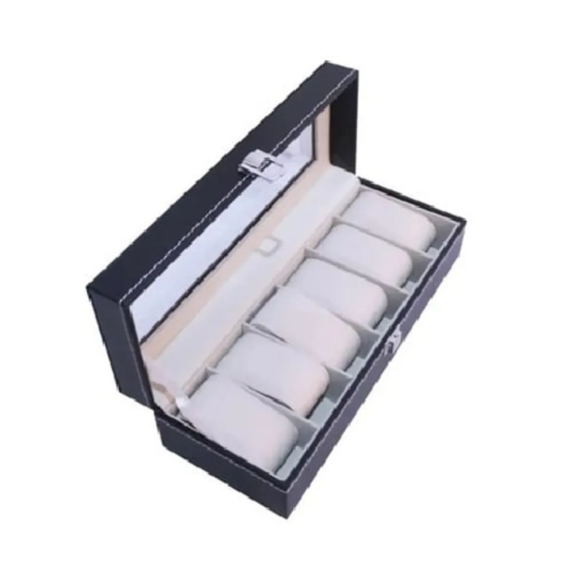 GENERICO - Caja Estuche Organizador Para 6 Relojes