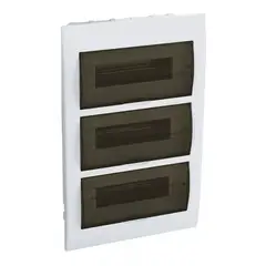 MUNDO MAGIA - Tablero Plástico Embutido 36 Circuitos Puerta Transparente