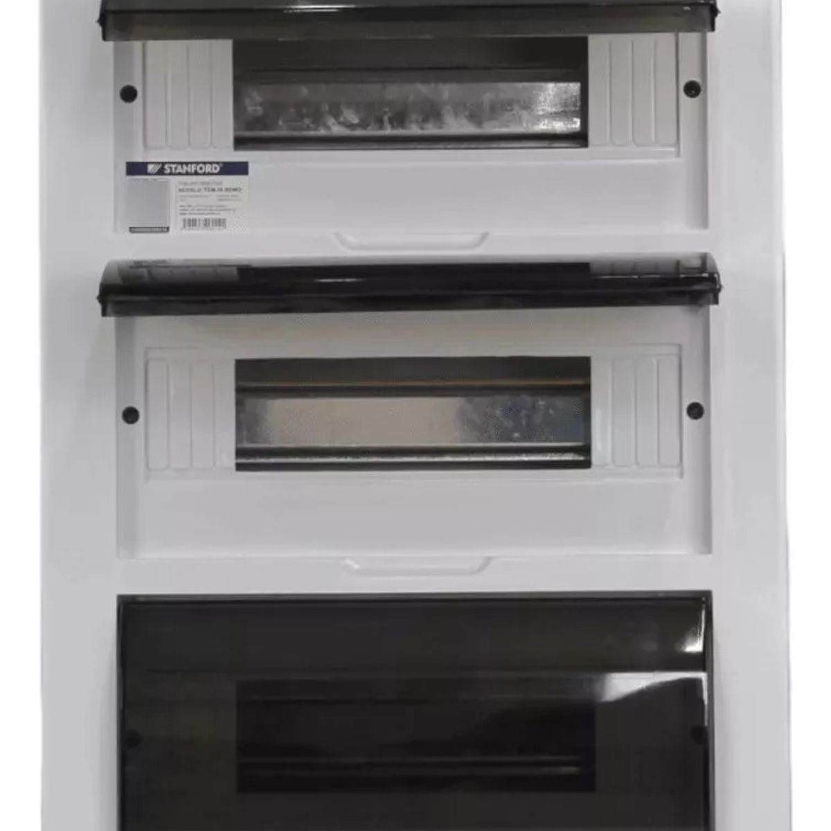 MUNDO MAGIA - Tablero Plástico Embutido 36 Circuitos Puerta Transparente