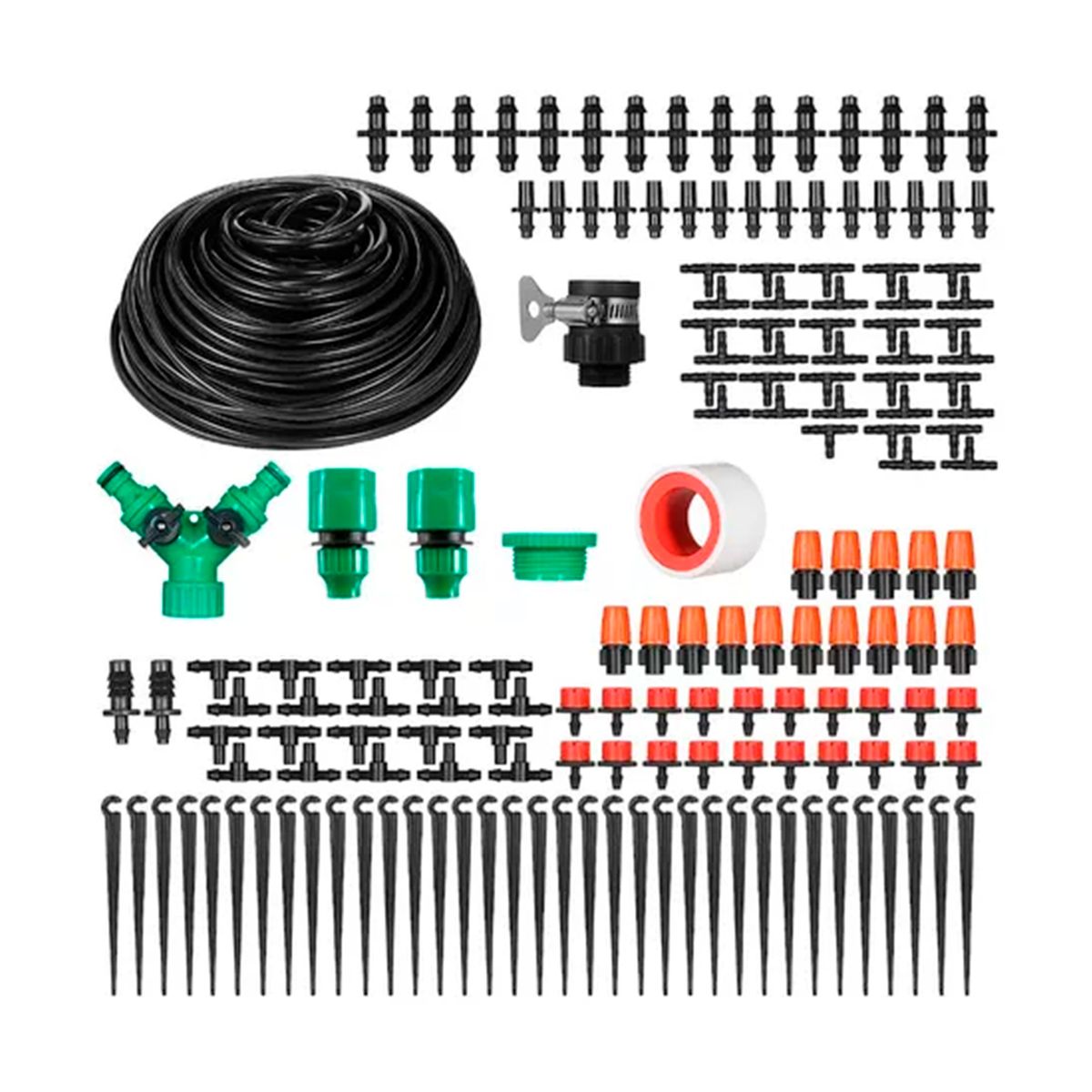 GENERICO - Kit De Riego Sistema Automático Goteo 40m 164pcs
