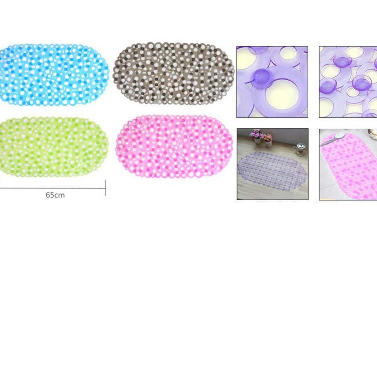 GENERICO - Alfombra antideslizante para baño