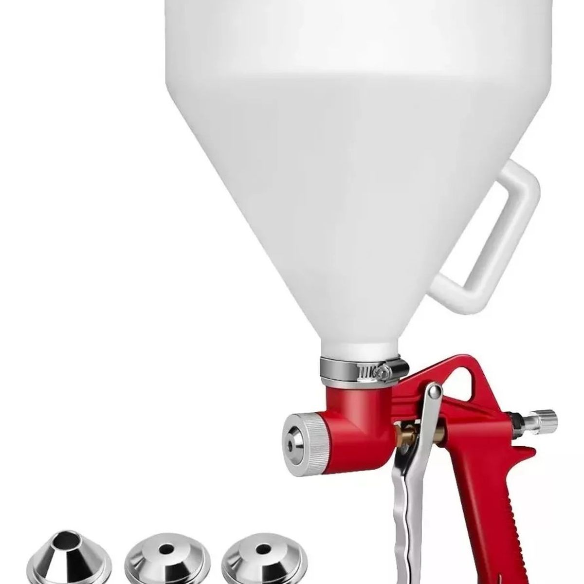 MUNDO MAGIA - Pistola Texturado Marmolina + 3 Boquillas Copón 5 Litros