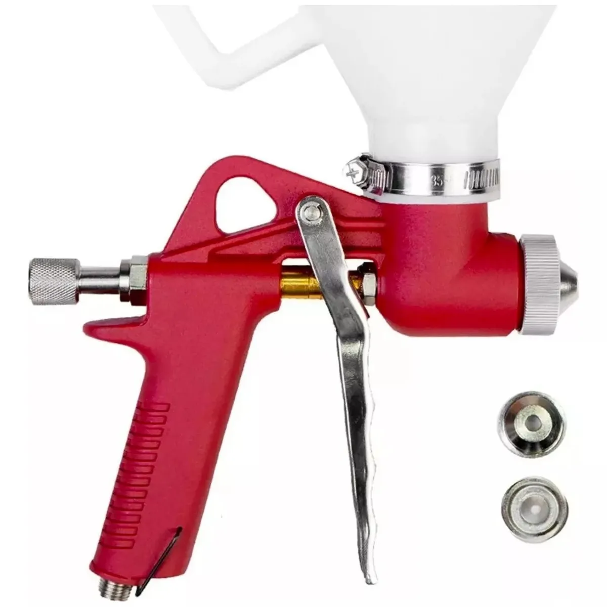 MUNDO MAGIA - Pistola Texturado Marmolina + 3 Boquillas Copón 5 Litros