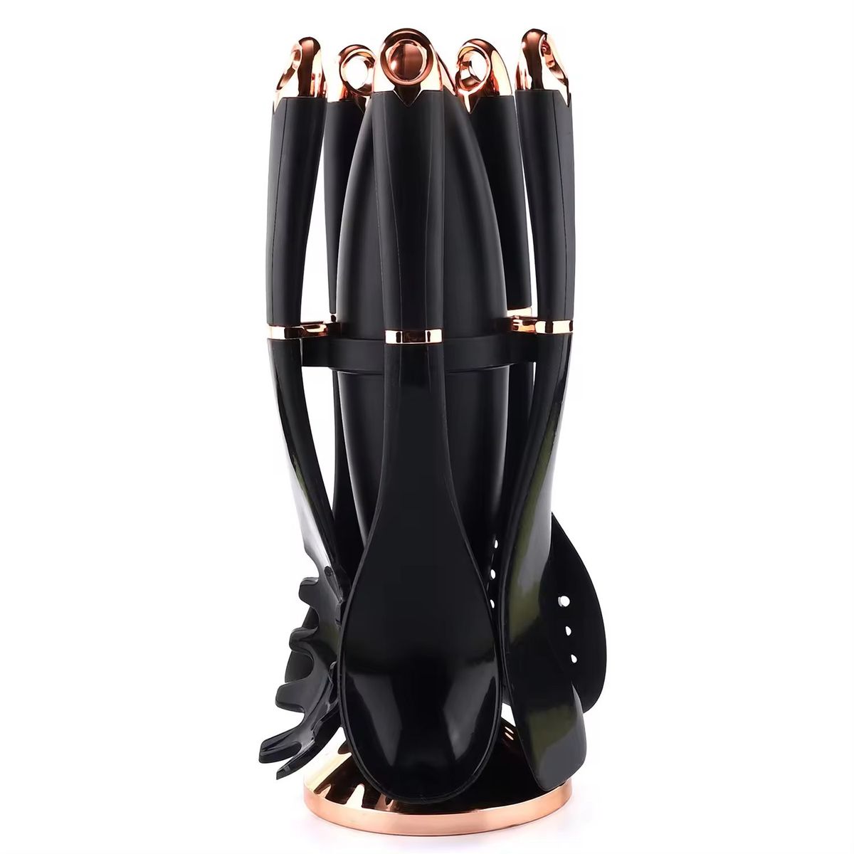 MP - Juego De Utensilios De Cocina De 6 Piezas Con Base Giratoria