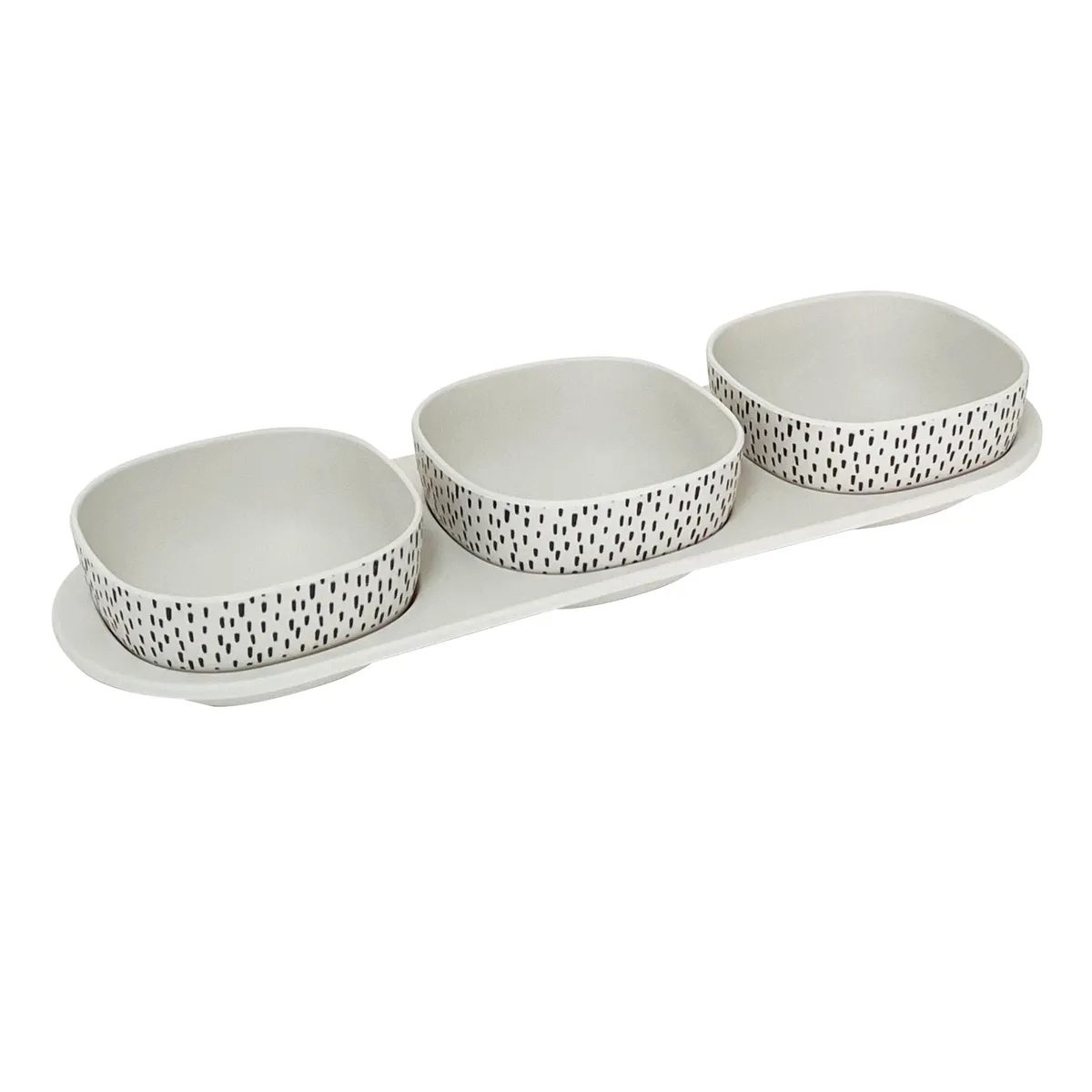 DECOGREEN - Snack con 3 Divisiones Puntos