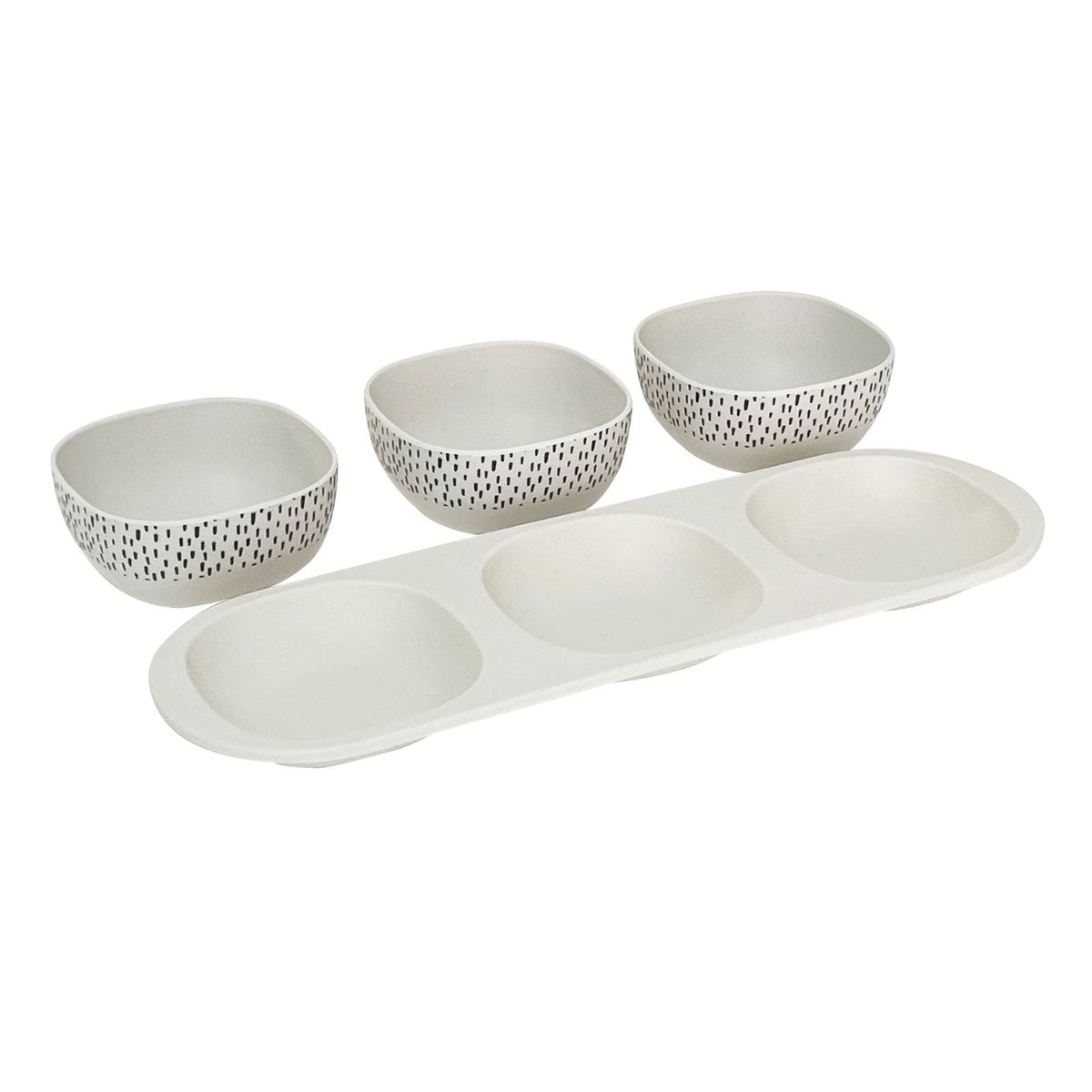 DECOGREEN - Snack con 3 Divisiones Puntos