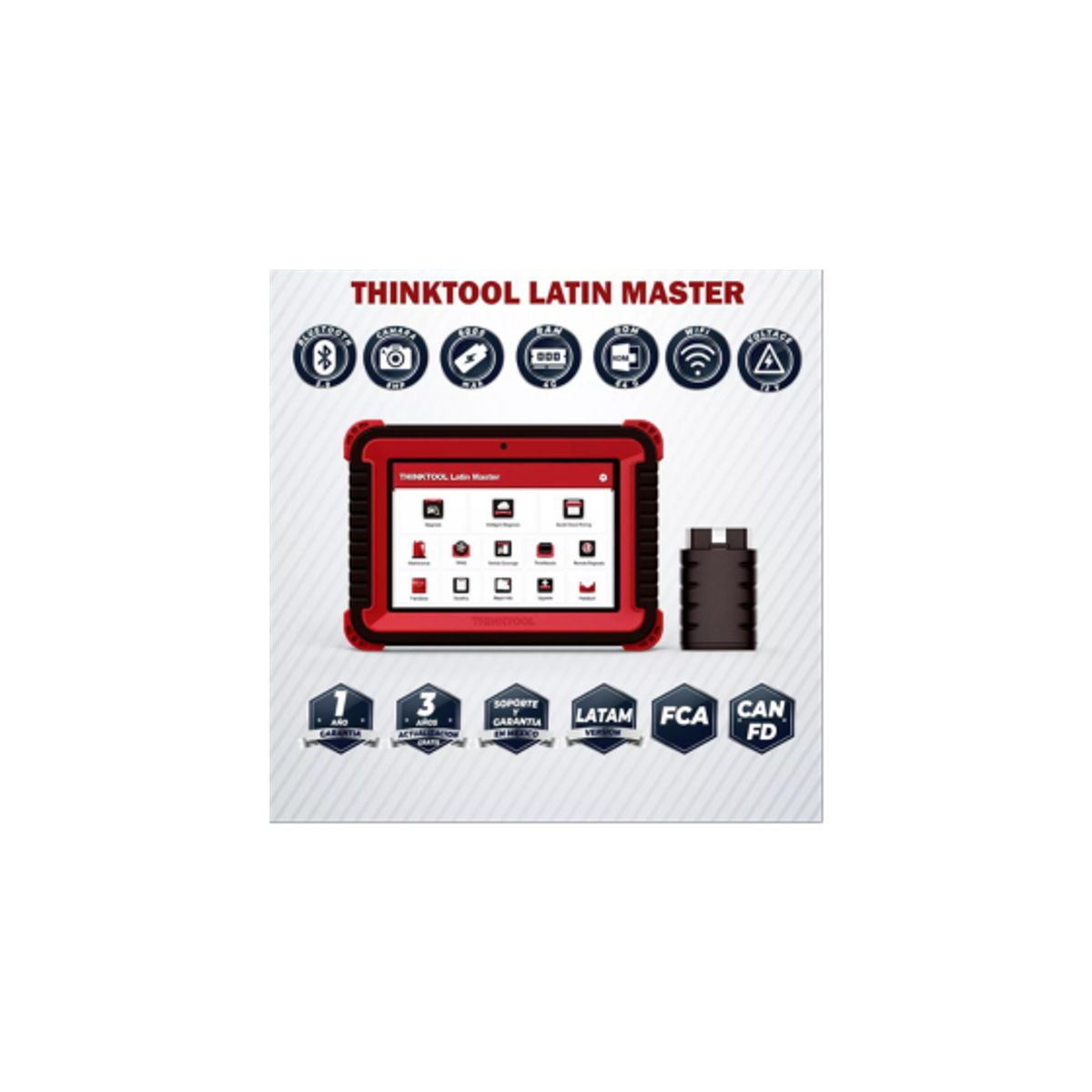 THINKCAR - SCANNER AUTOMOTRIZ PROFESIONAL THINKCAR LATIN MASTER