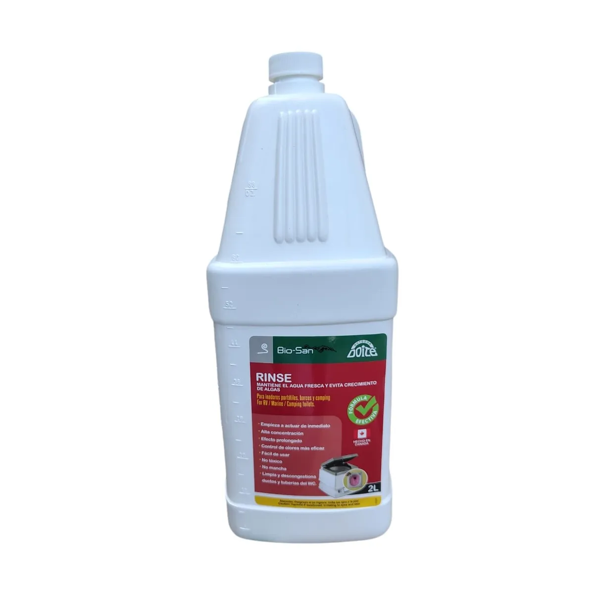 DOITE - LIQUIDO RINSO SANITARIO 2 LTS. DESODORANTE P/BAÑO QUIMICO