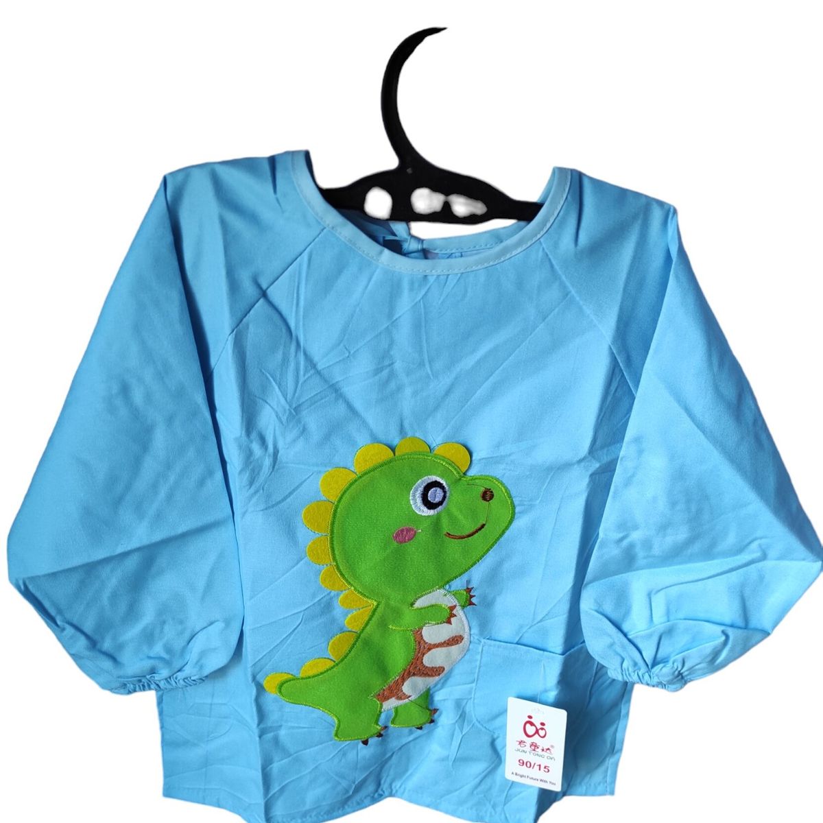 GENERICO - Set 2 Baberos Delantal Mangas Bebe Diseño Niño