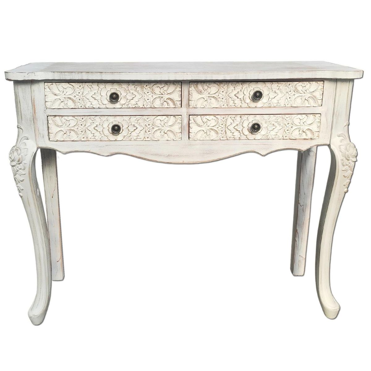 ECOMUSO - Arrimo Clasico  Tallado 4 cajones Ecomuso 18BF025