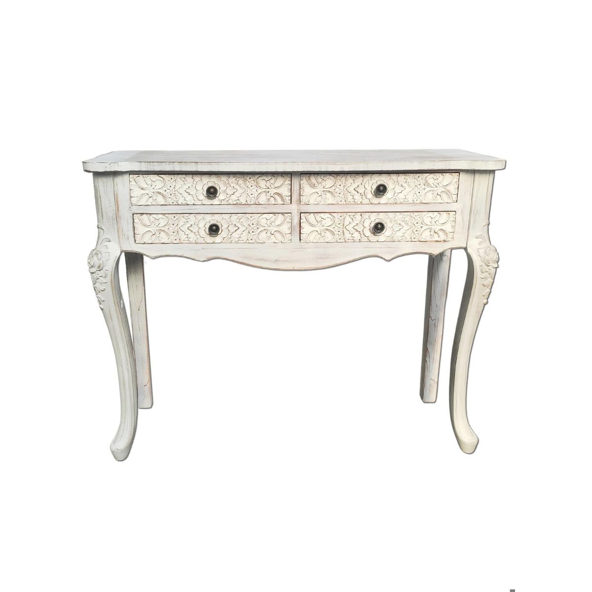 ECOMUSO - Arrimo Clasico  Tallado 4 cajones Ecomuso 18BF025