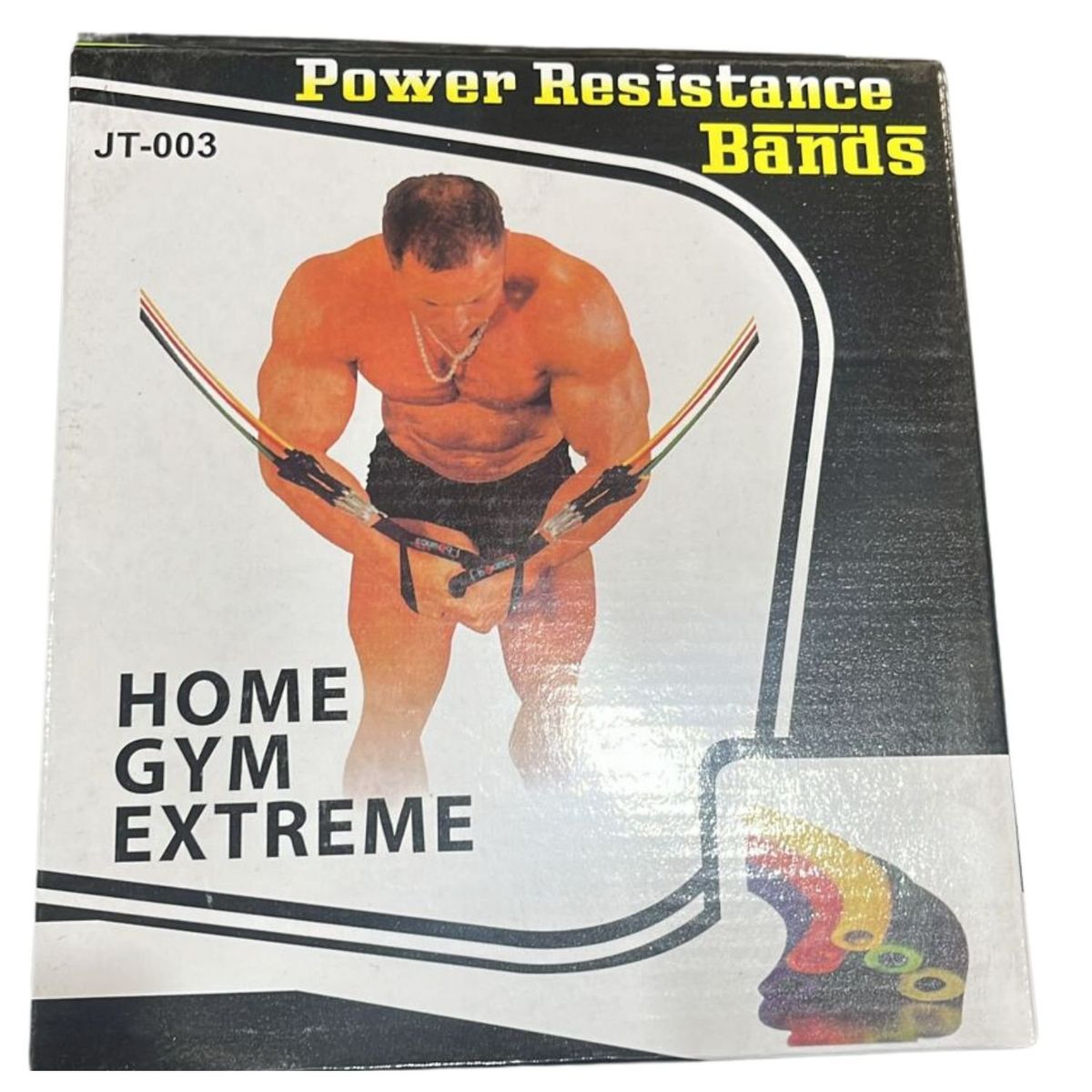 GENERICO - Set Bandas Elásticas De Resistencia 11 Piezas Deporte Gym