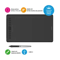 HUION - Tableta Gráfica Inspiroy H1161 con Touch Strip