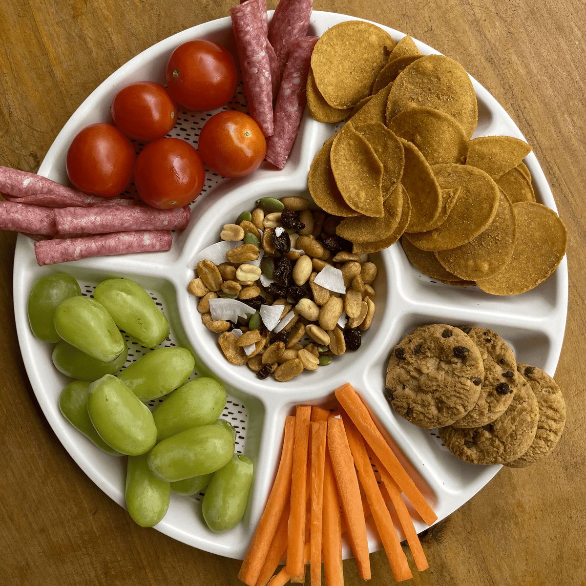 DECOGREEN - Bandeja Picoteo BioBamboo Puntos