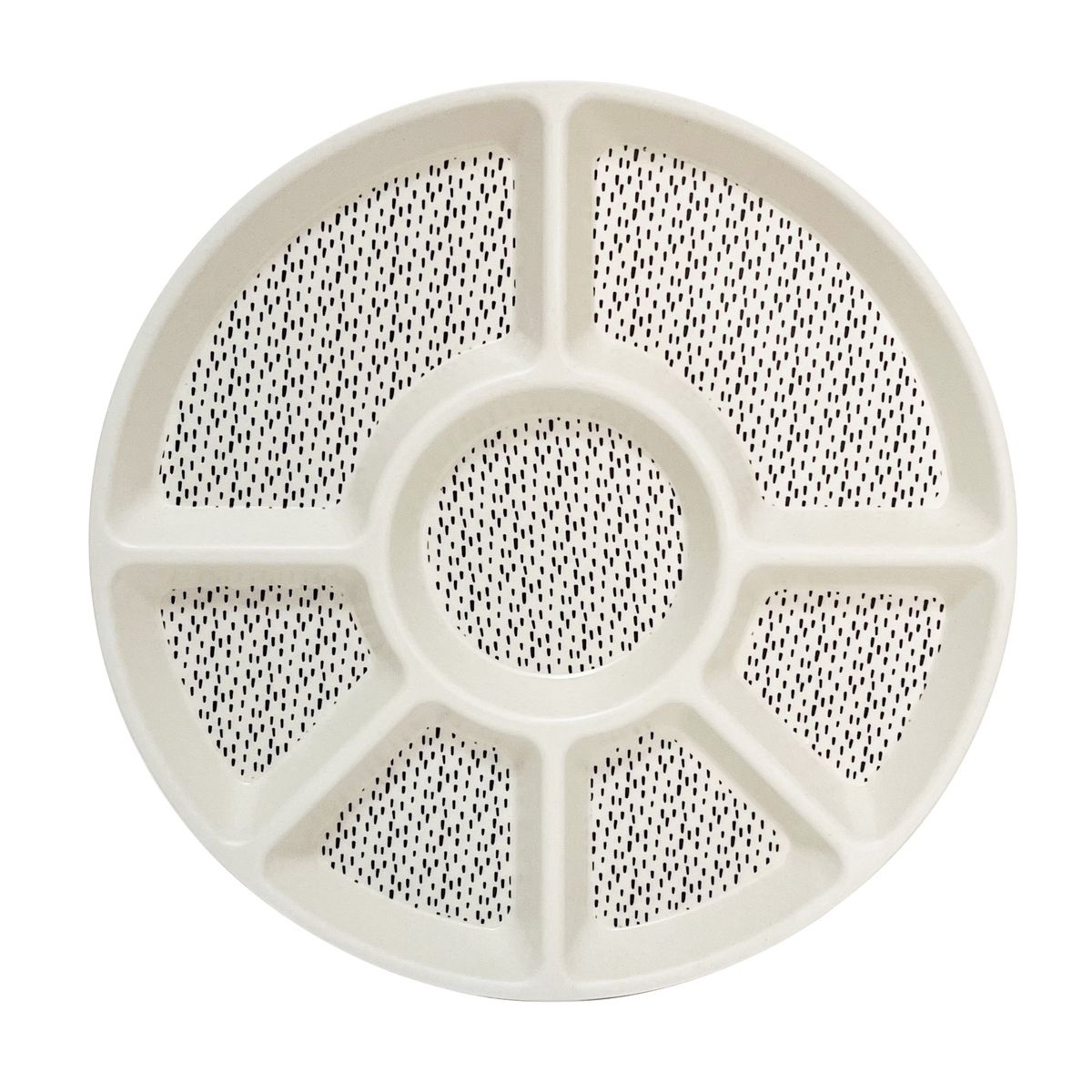 DECOGREEN - Bandeja Picoteo BioBamboo Puntos