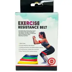 GENERICO - Set 5 Bandas Elásticas Resistencia Entrenamiento Ejercicio