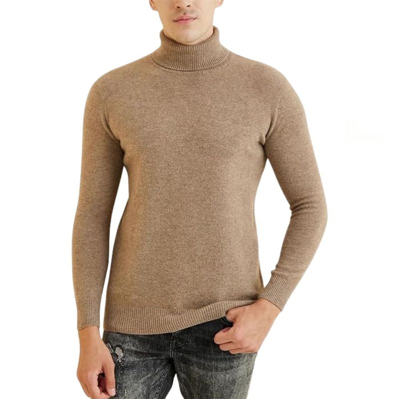 MPROPIA - Sweater Tejido Hombre Cuello Alto Beatle Colores 189