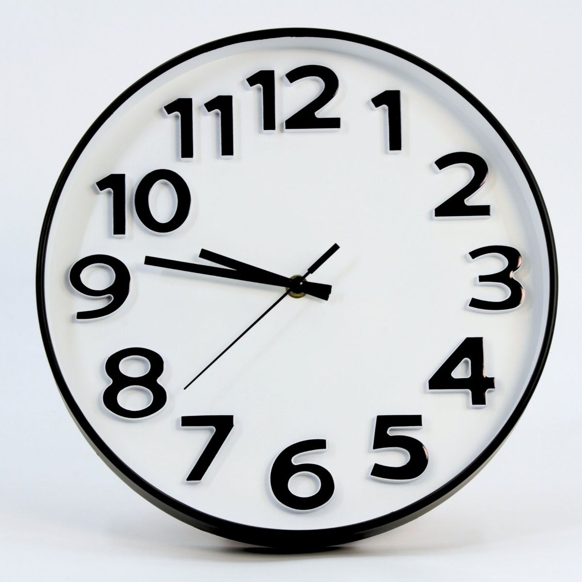 HOMESTAR - Reloj Mural Moderno con Números Grandes 30 cm