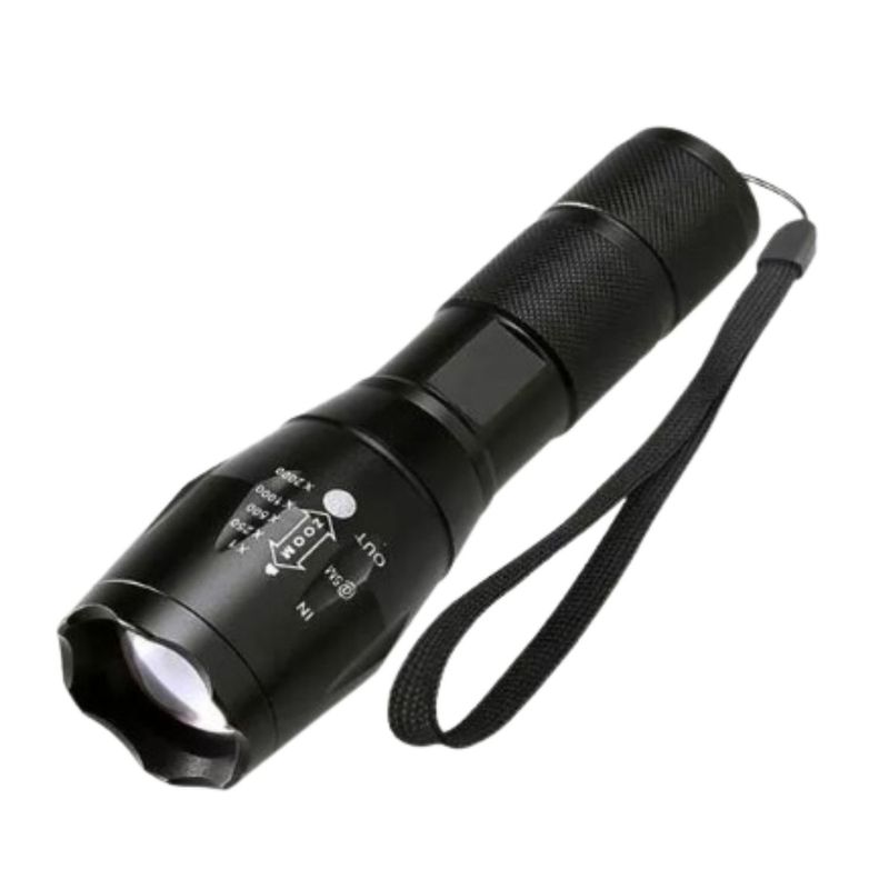 GENERICO - Linterna Tactica Recargable Camping Emergencia Zoom 6000 Lm