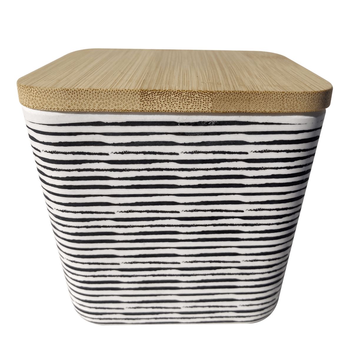 DECOGREEN - Canister  BioBamboo  14 cm Rayas
