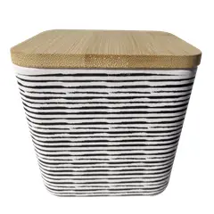 DECOGREEN - Canister BioBamboo 14 cm Rayas