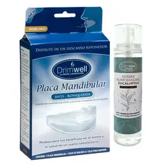 DRIMWELL - Anti Ronquido Placa + Spray almohada Eucalyptus