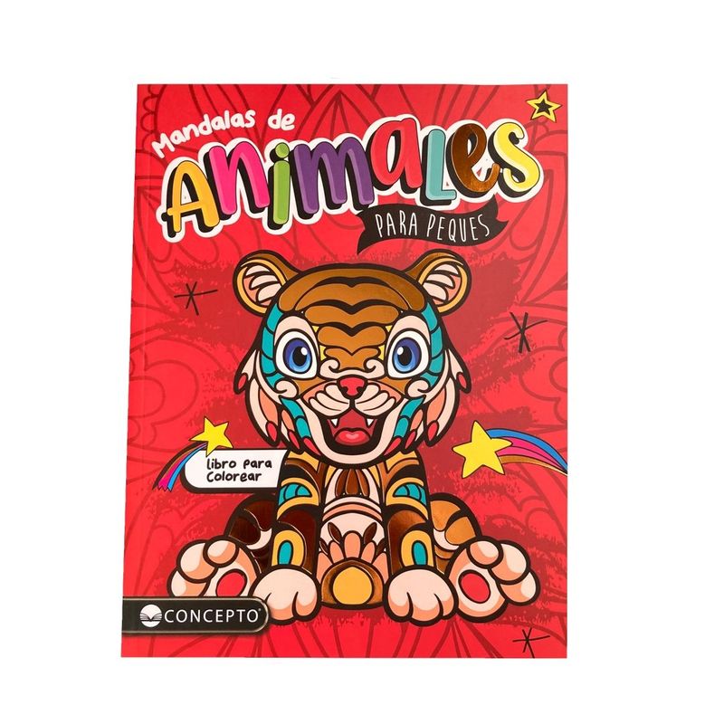 GENERICO - Libro para colorear - Mandalas de animales para peques