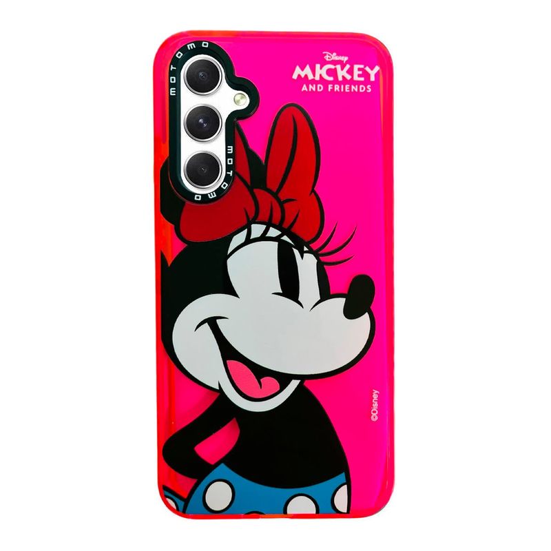 JOIGO - Carcasa Para Samsung A24 Mickey Y Minnie Disney Fucsia