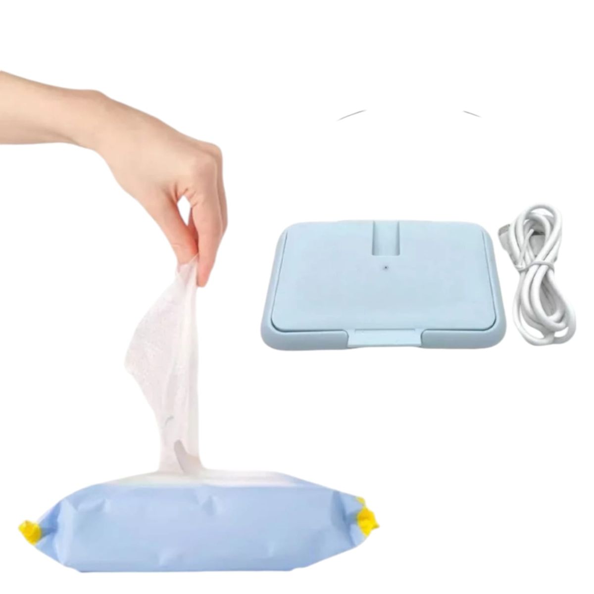 GENERICO - Calentador De Toallas Húmedas Portátil  Usb Para Bebes ROSA