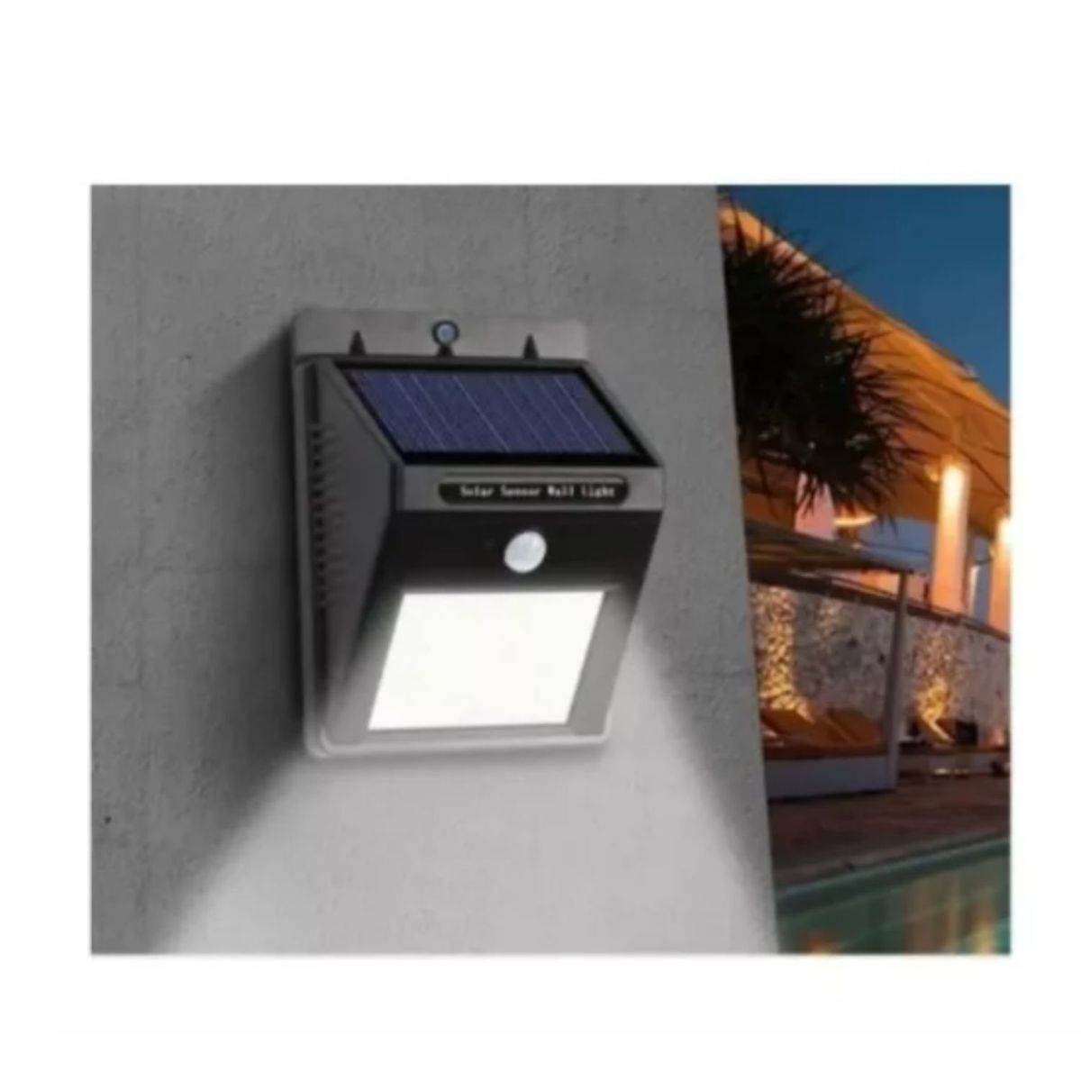 GENERICO - Foco Solar 30 Led Para Exteriores Con Sensor de Movimiento