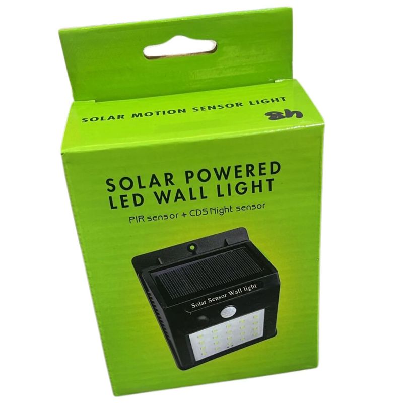 GENERICO - Foco Solar 48 Led Para Exteriores Con Sensor de Movimiento