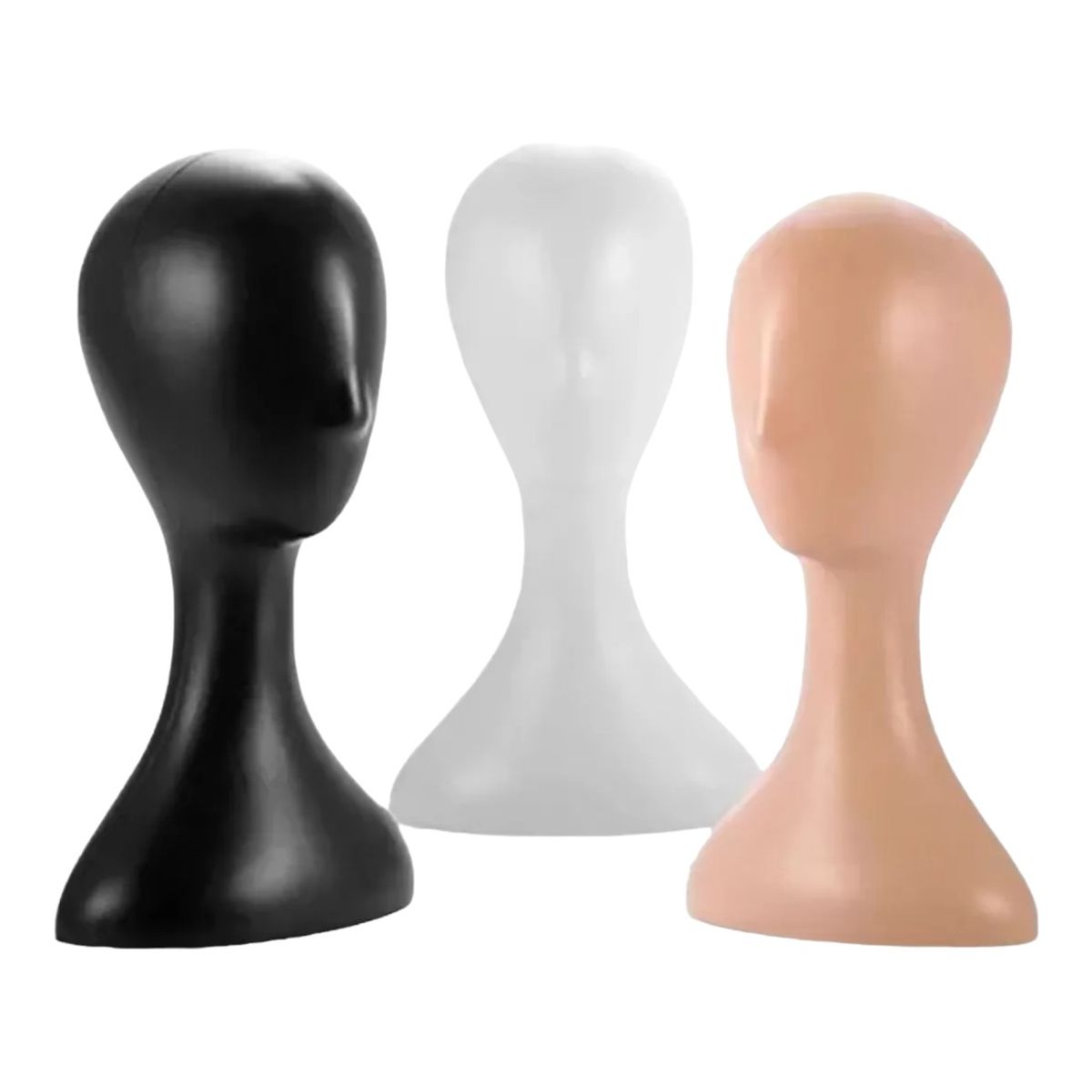 GENERICO - Exhibidor De Cabeza De Practica Peluqueria Sin Cara Negra