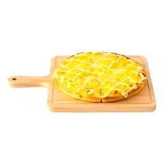 GENERICO - Tablas Pizza Tabla Cuadrada Picoteo Plato Madera 30x40cm