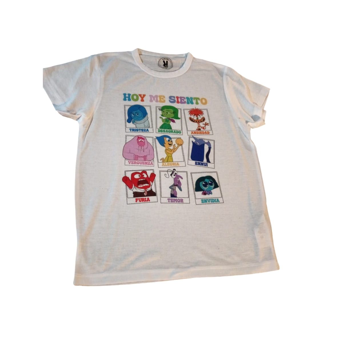 GENERICO - Polera tacto algodón niño con diseño de la pelicula  intensamente 2