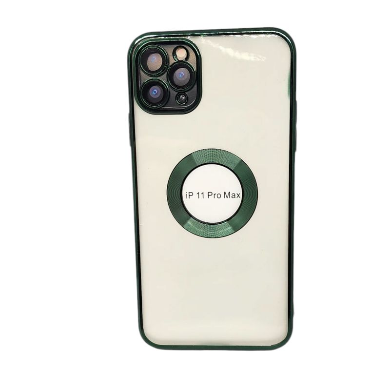 GENERICO - Funda Transparente de lujo con magfase Para Iphone 11 Pro Max Verde