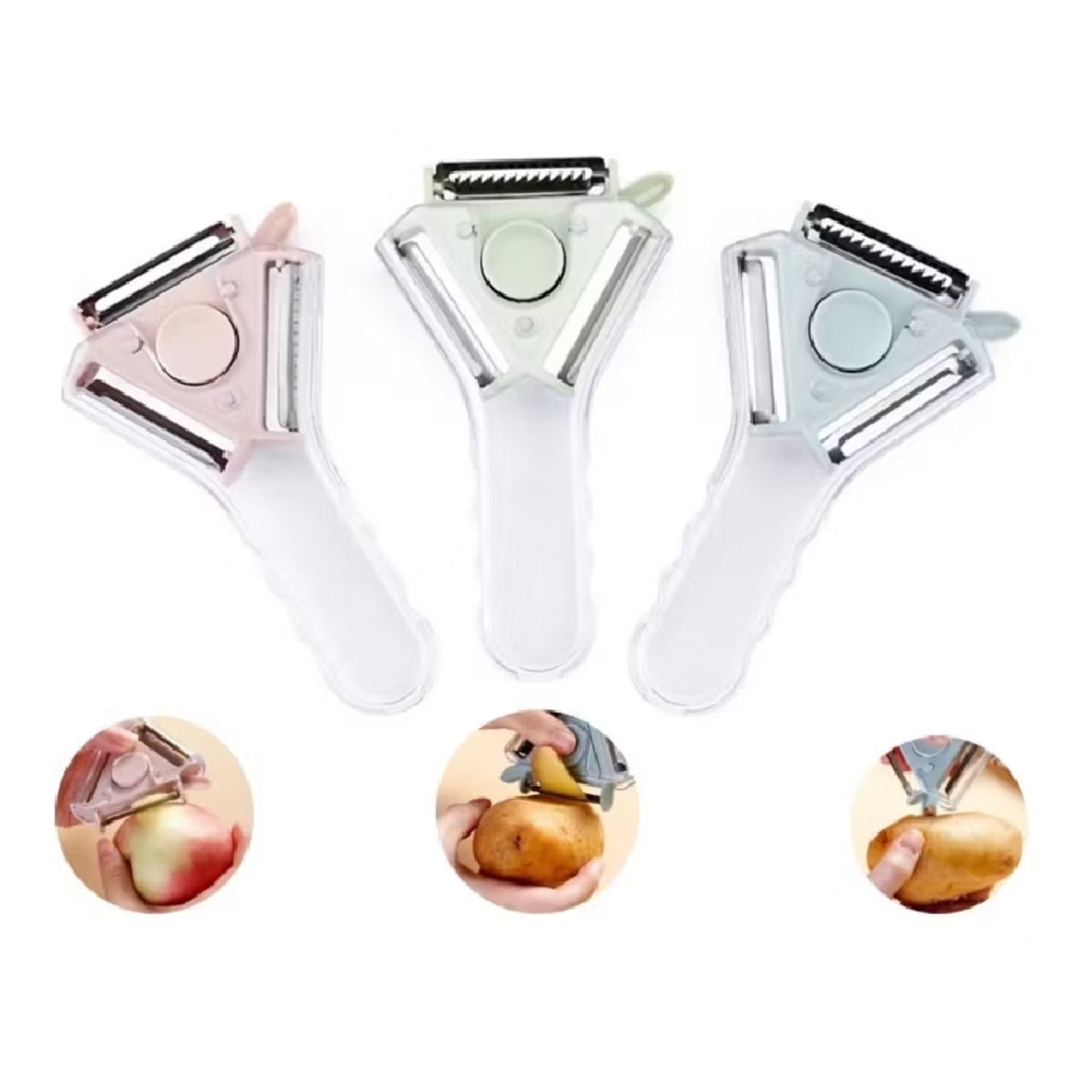 UNIVERSAL - Pelador de vegetales 3 en 1