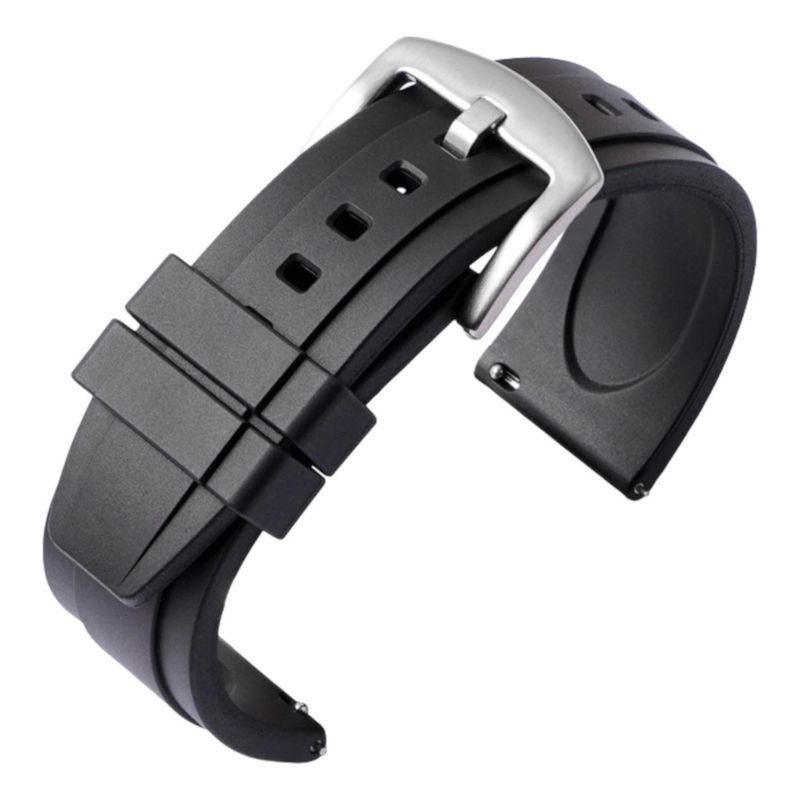 R24 - Correa Reloj Caucho Fkm Fj2 Variedad Colores 20mm 22mm