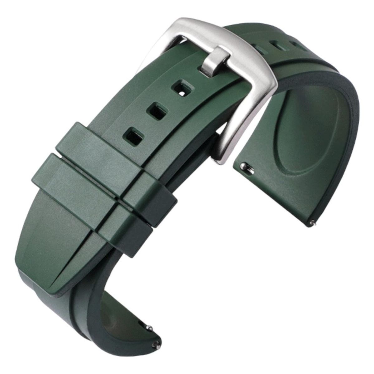 R24 - Correa Reloj Caucho Fkm Fj2 Variedad Colores 20mm 22mm