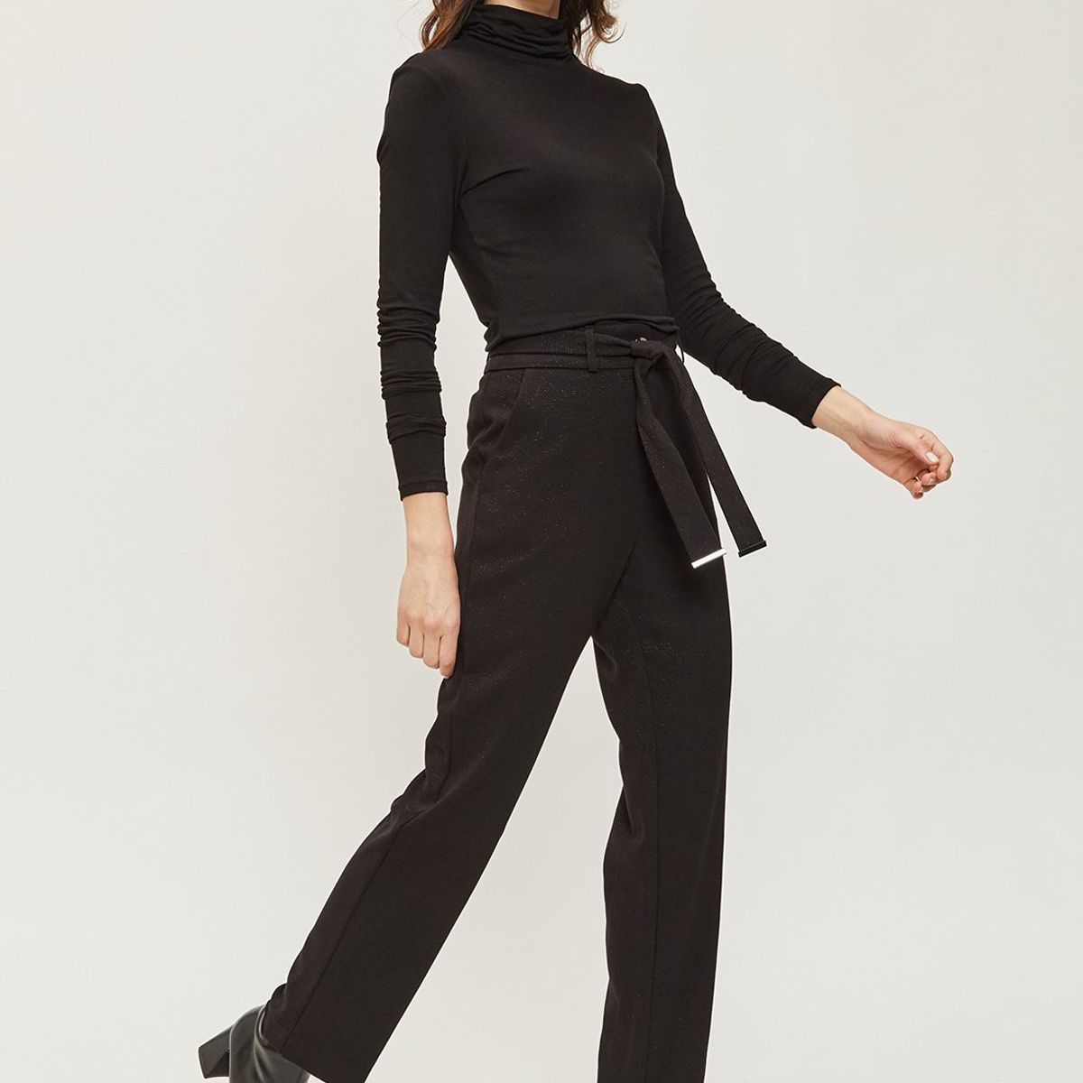 ASH - Pantalon Negro Mujer Ash
