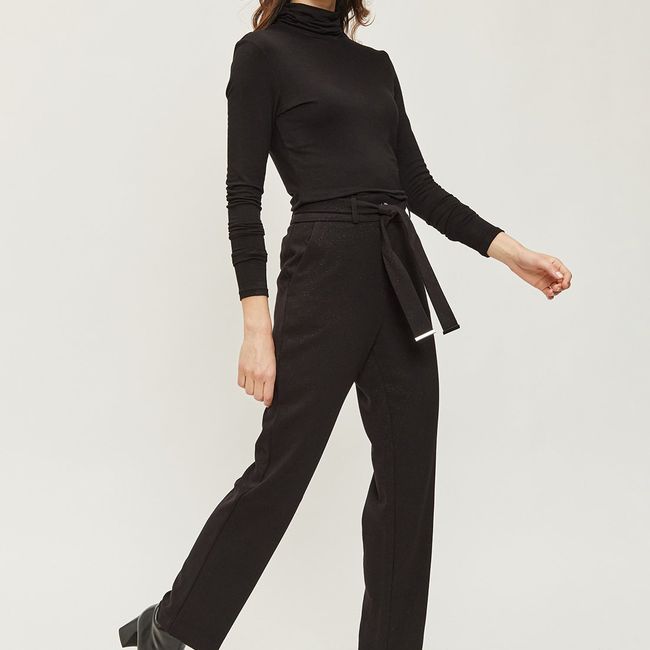ASH - Pantalon Negro Mujer Ash