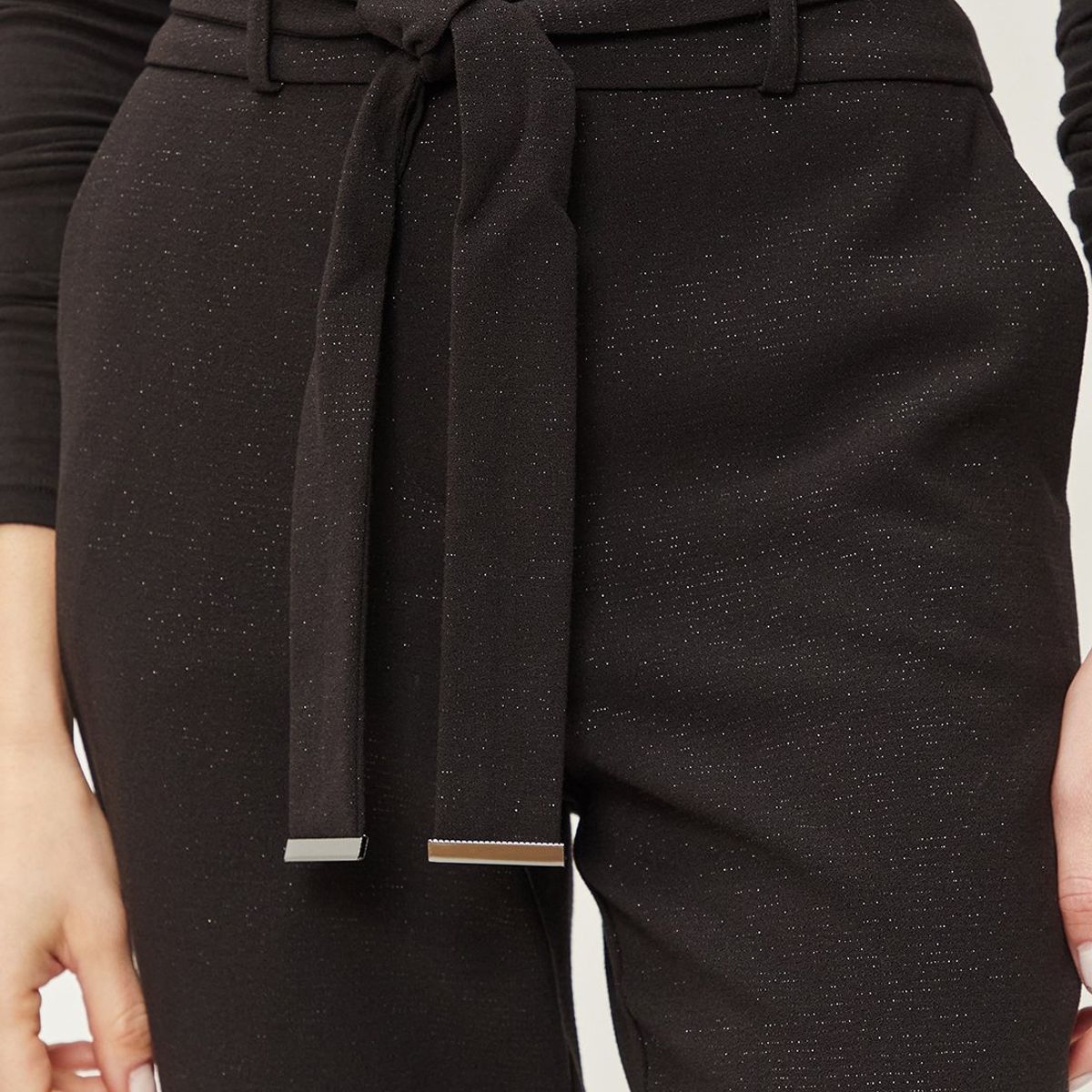 ASH - Pantalon Negro Mujer Ash