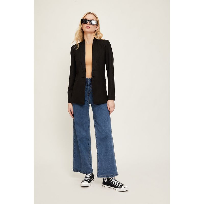 IO - Blazer Negro Mujer Io