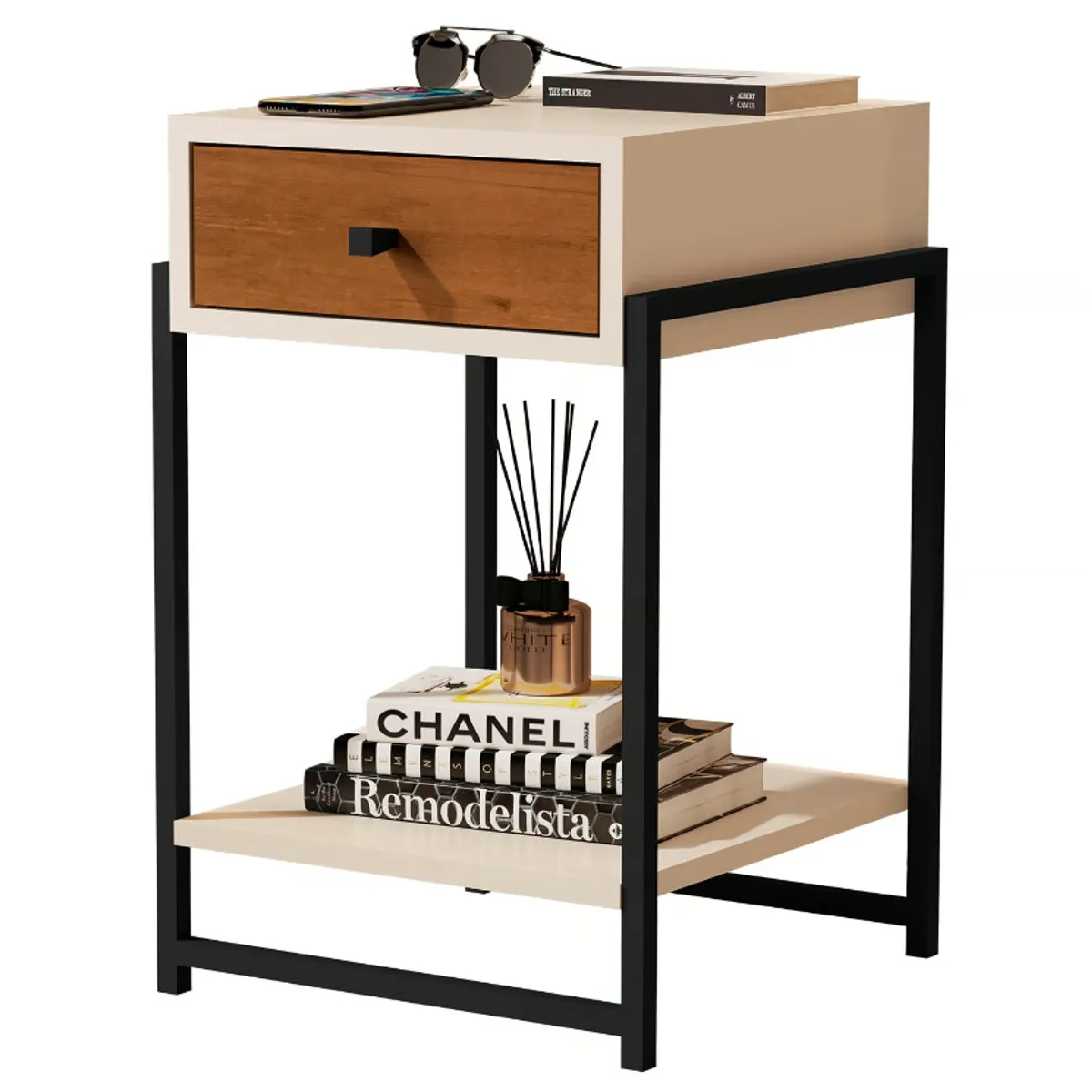 BE DESIGN - Velador Industrial Caramelo