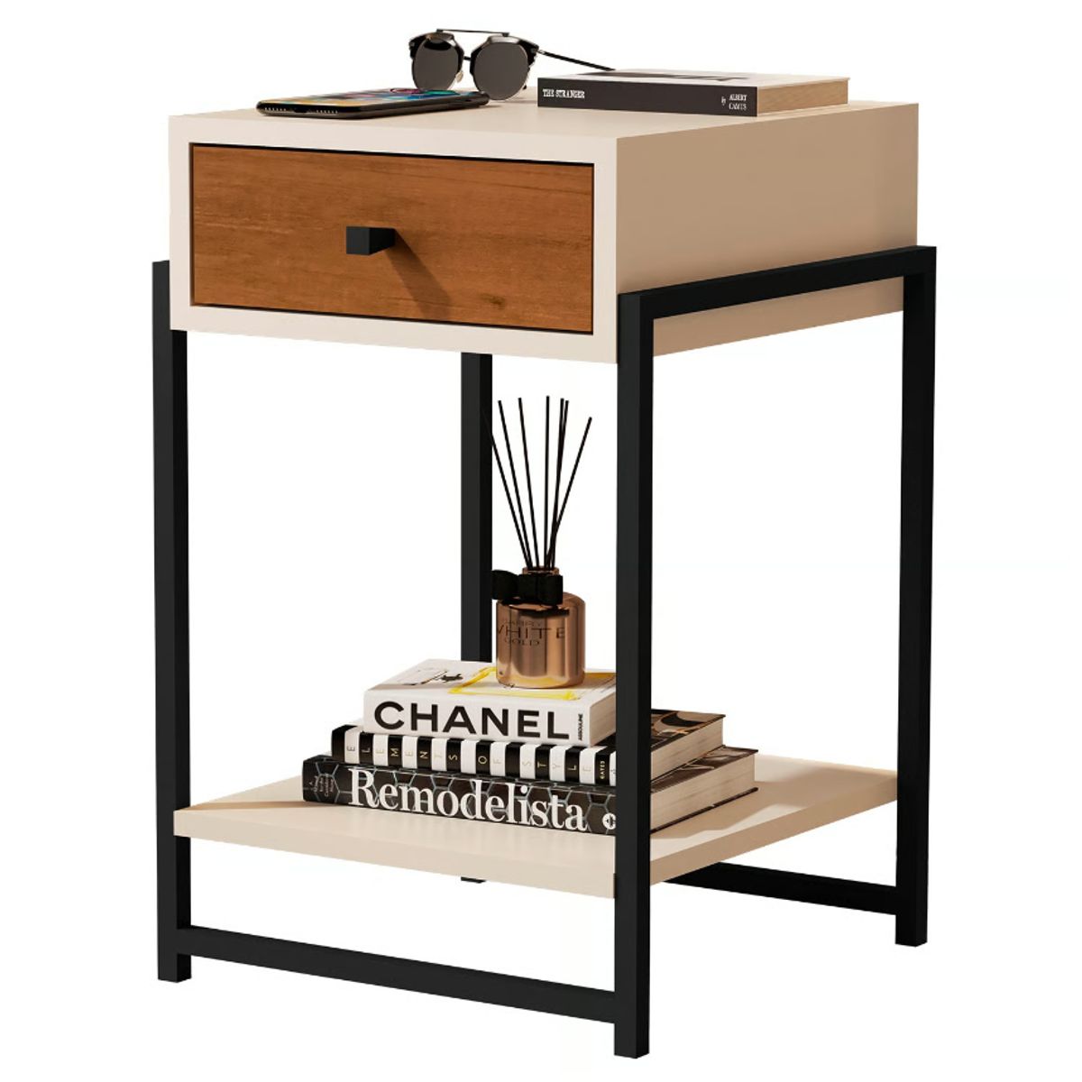 BE DESIGN - Velador Industrial Caramelo