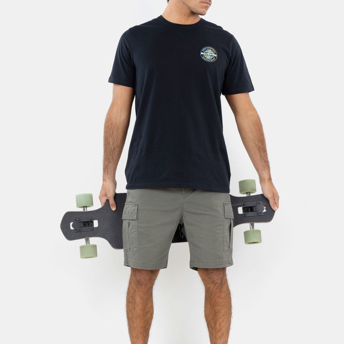 MAUI AND SONS - Bermuda Jogger Minute Verde Hombre Maui And Sons