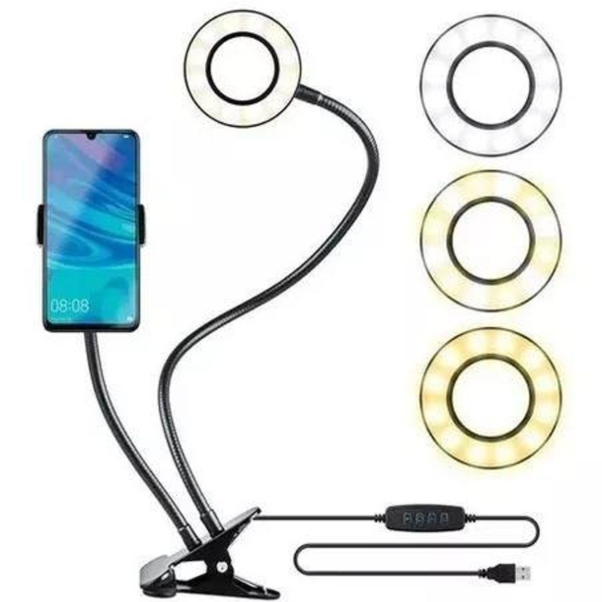 GENERICO - Soporte iluminado telefono Livestream