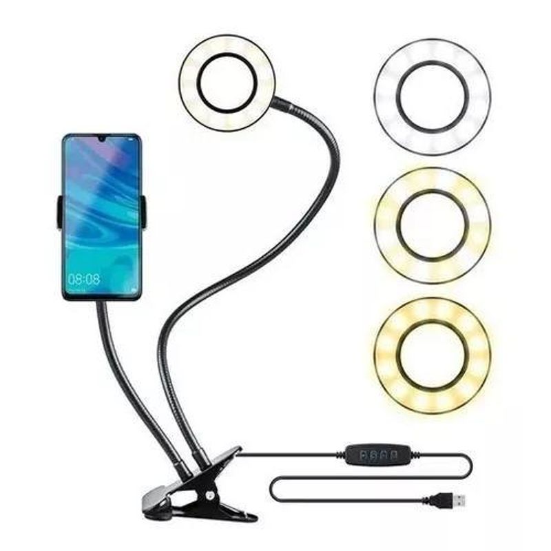 GENERICO - Soporte iluminado telefono Livestream