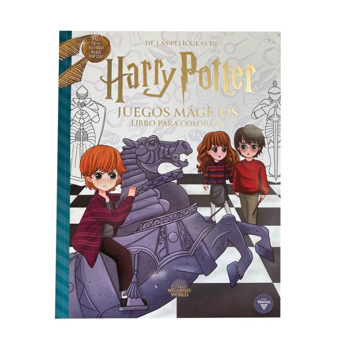 VERTICE - Harry Potter - Juegos mágicos - Libro para colorear
