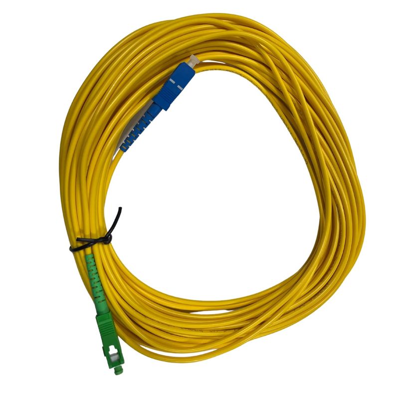 GENERICO - Cable De Fibra Optica 15m Scapc-scupc-sx-sm 30mm
